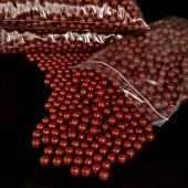 Biglie in argilla per fionda : 9mm : biodegradabili : 100 pz