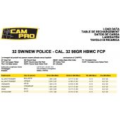 CAMPRO Bullets 32&quot; 32 S&amp;W/New Police 98gr HBWC FCP (500pc)