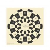 Bersagli numerati per Freccette 17x17cm (500 pz) #3917