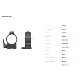 WARNE Attacco per RUGER Anelli 30mm  Medi con Leva #14RLM