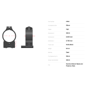 WARNE Maxima Attacco WEAVER Anelli 30mm Alti #215M