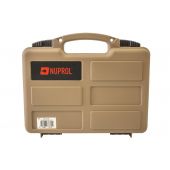 NUPROL Valigetta rigida per pistola Piccola PnP schiuma 30cm Tan