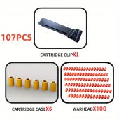 Pistola Giocattolo Kit Caricatore + bossoli + palle