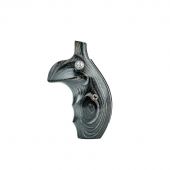 S&W Guance in Legno K/L Round Silverblack with Silver Medallions