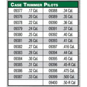 RCBS Case Trimmer Pilots Pilot/Mandrino per Case Trimmer *Gruppo