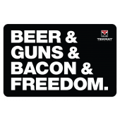TEKMAT Beer&Guns&Bacon Cleaning Mat Tappetino Pulizia armi #R17-BGBF