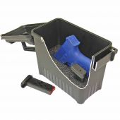 MTM Cassetta Porta Pistola Tactical Pistol Case Subcompact 1 Pistola Grigio#TPC1S 