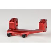 WARNE AR Attacco SKELETON-XTENDED Anelli 30mm Rosso #XSKEL30R