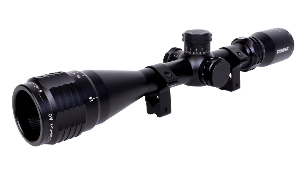 DIANA Cannocchiale 1" 4-16x40 AO IR Duplex (Attacco incluso)