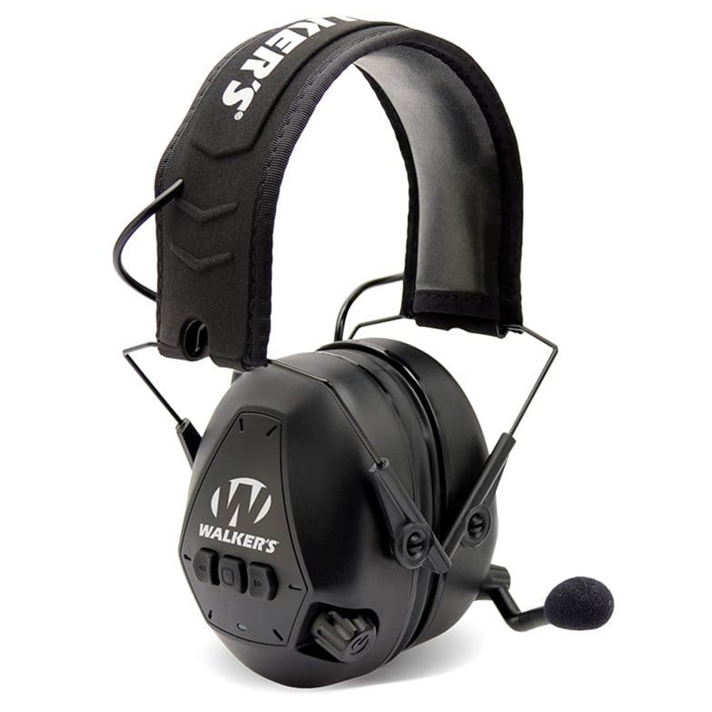 WALKERS Bluetooth Passive Muffs Cuffia Elettronica Passiva con Bluetooth Nera
