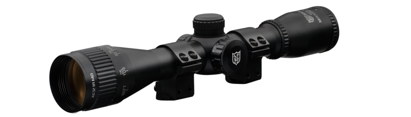 NIKKO STIRLING Mountmaster 4x32 Reticolo HMD AO Illuminated (Attacco incluso)