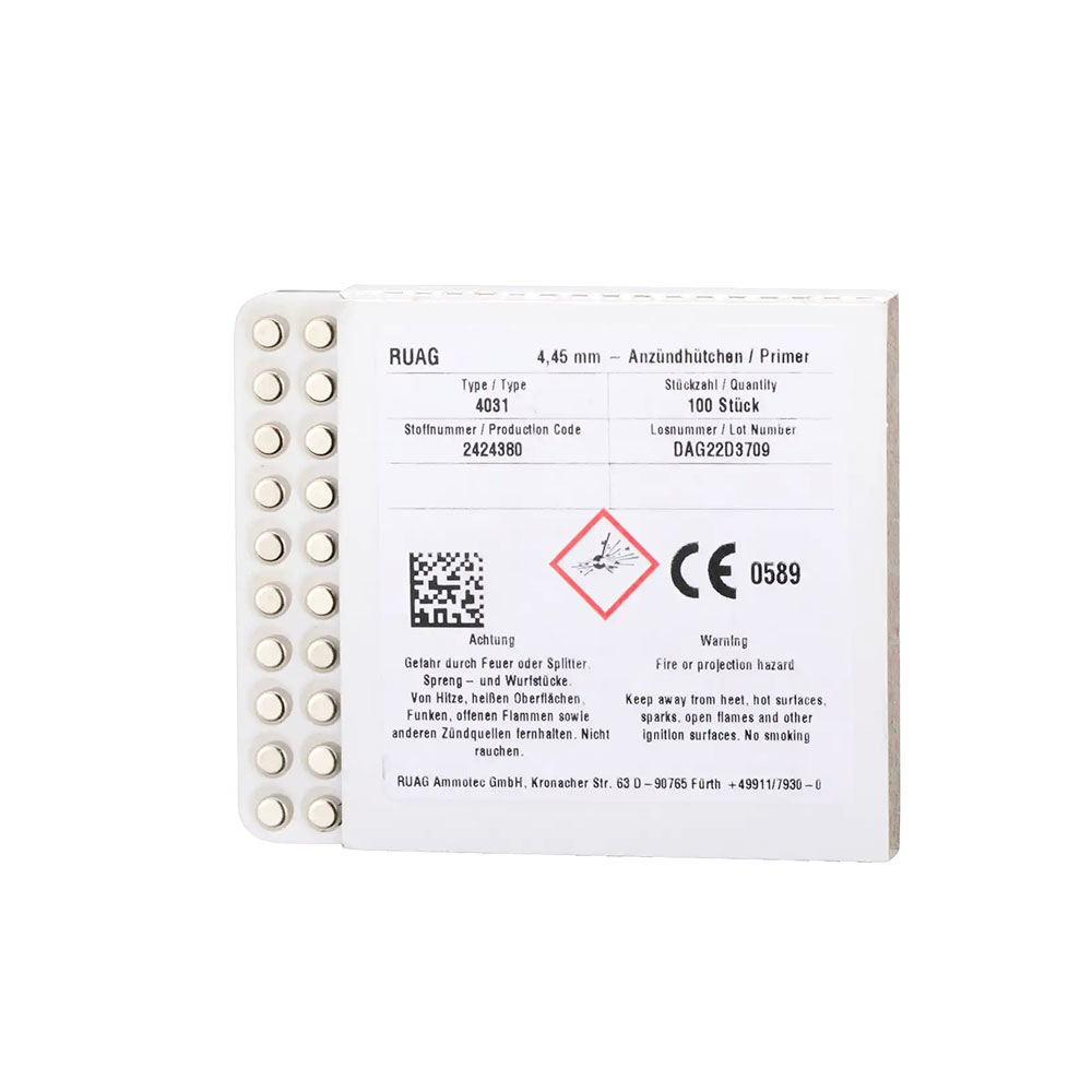 Inneschi RWS Anvil Primers 4031 Small Pistol #10225 (100pz)