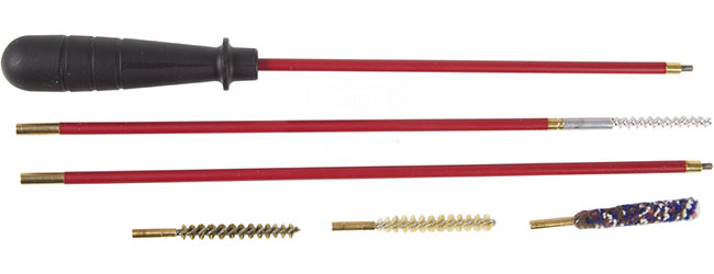 Set pulizia Armi Bacchetta 3 pezzi + Tirapanno + Scovoli